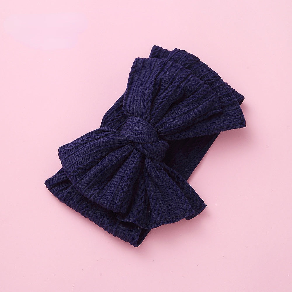 Diadema De Bebé De Lazo Ancho De Nylon al por mayor